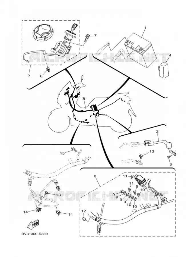 ELECTRISCH 1 Yamaha SCOOTER 125 2018 NMAX  GPD125-A