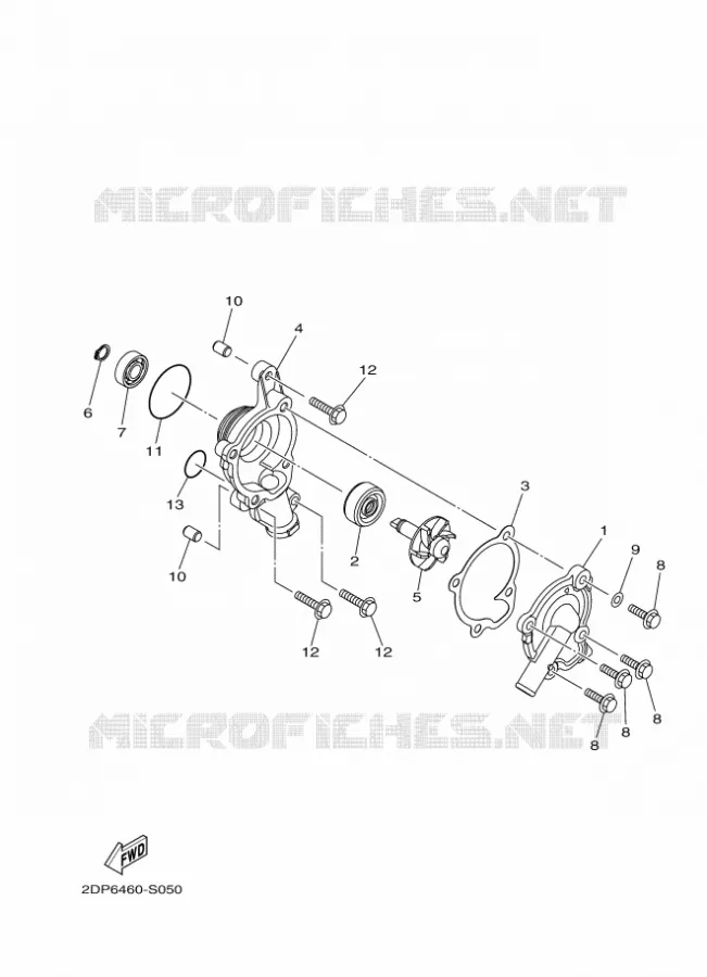 WATERPOMP / SLANGEN Yamaha SCOOTER 150 2018 NMAX  GPD150-A