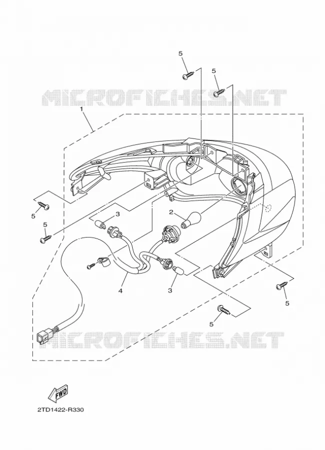 ACHTERLICHT Yamaha SCOOTER 125 2018 DELIGHT  LTS125-C