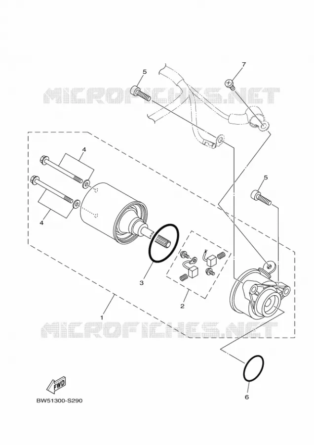 STARTMOTOR Yamaha SCOOTER 125 2018 MBK DELIGHT  LTS125-C