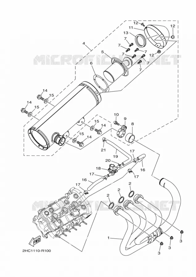 UITLAAT Yamaha SIDE BY SIDE 1000 2018 YXZ  YXZ10YESJ