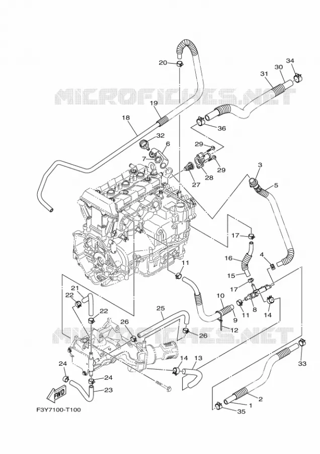 UITLAAT 2 Yamaha WAVERUNNER 1050 2018 EX  EX1050A-T