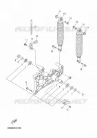 ACHTERBRUG / SCHOKBREKER voor Yamaha YP125RA 2012