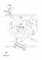 BENZINE TANK voor Yamaha YP125RA 2012
