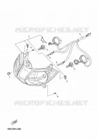 KOPLAMP voor Yamaha YP125RA 2012