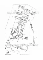TELLERSET voor Yamaha YBR125E 2008