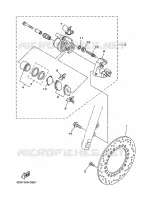 REMKLAUW VOOR voor Yamaha YBR125E 2008