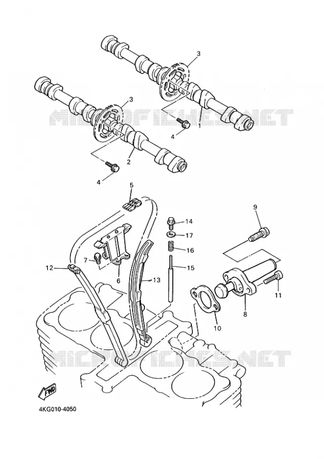 NOKKENAS / KETTING Yamaha MOTO 1300 1999 XJR  XJR1300SP