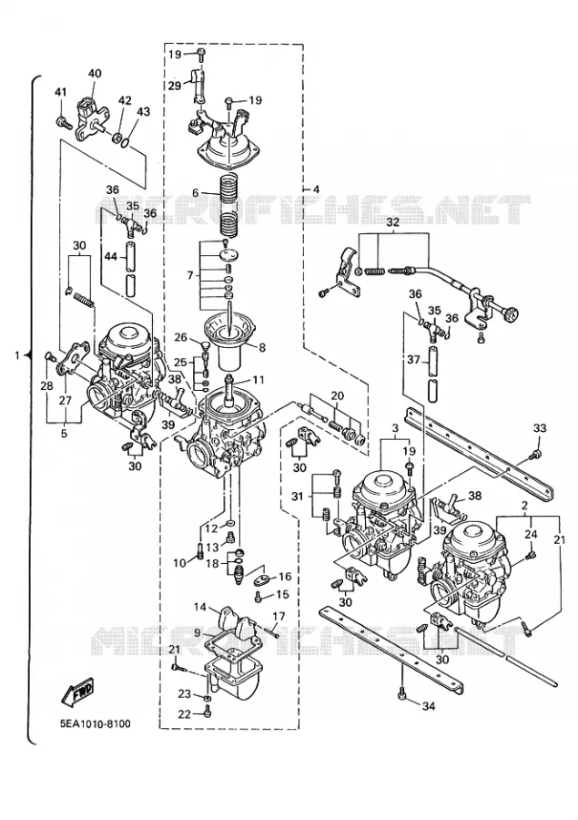 CARBURATEUR  Yamaha MOTO 1300 1999 XJR  XJR1300SP
