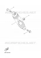 ACHTER SCHOKBREKER voor Yamaha BW'S 50 2012
