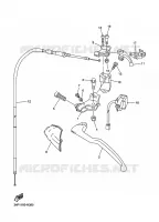 STUURSCHAKELAAR / HEVEL voor Yamaha YZ 250 F 2009