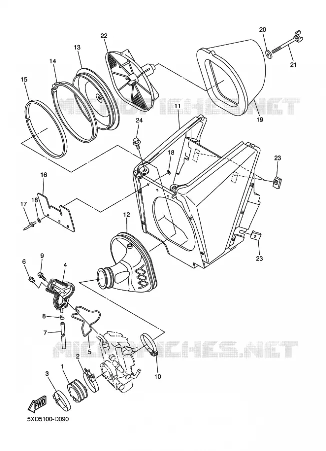 INLAAT Yamaha MOTO 250 2005 YZF  YZ250F