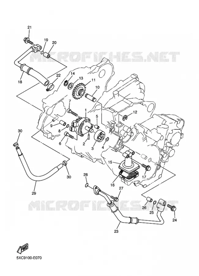 OLIEPOMP Yamaha MOTO 250 2006 YZF  YZ250F