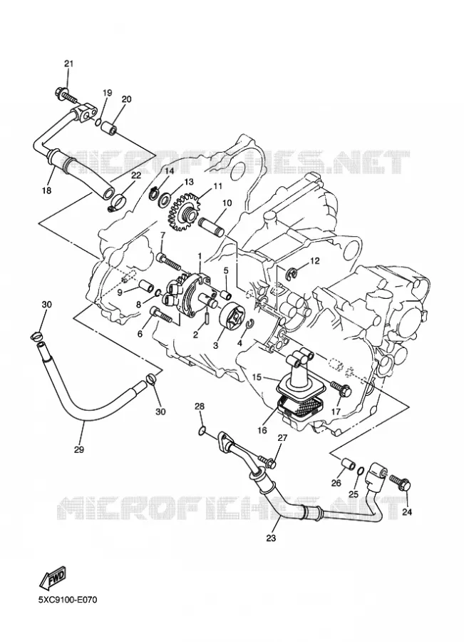 OLIEPOMP Yamaha MOTO 250 2006 YZF  YZ250F