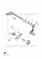 SCHAKEL STANG / PEDAAL voor Yamaha YZ 250 F 2019