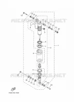 ACHTER SCHOKBREKER voor Yamaha YZ 250 2-STROKE 2018