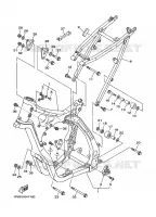 FRAME voor Yamaha YZ 250 2-STROKE 2018