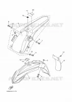 SPATBORD voor Yamaha YZ 250 2-STROKE 2018