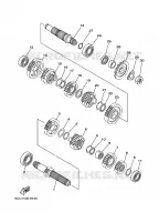 TRANSMISSIE voor Yamaha YZ 250 2-STROKE 2018