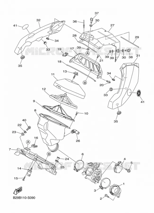 INLAAT Yamaha MOTO 250 2018 YZF  YZ250FX