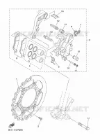 REMKLAUW VOOR voor Yamaha YZ 250 X CROSS COUNTRY 2019