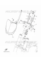 STUUR voor Yamaha YZ 250 X CROSS COUNTRY 2019
