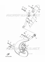UITLAAT voor Yamaha YZ 250 X CROSS COUNTRY 2019