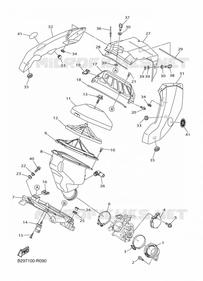 INLAAT Yamaha MOTO 250 2016 YZF  YZ250FX