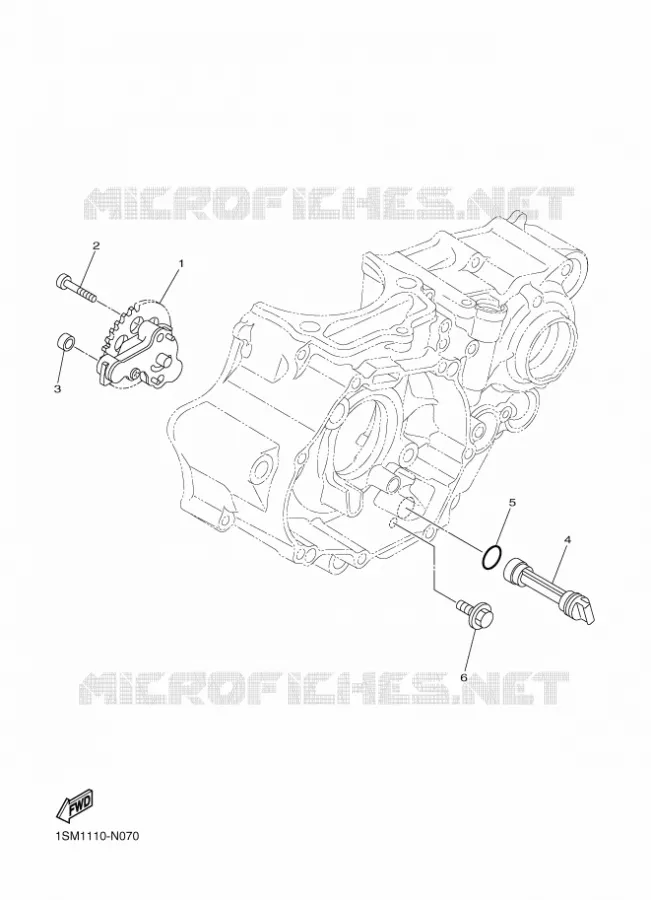 OLIEPOMP Yamaha MOTO 250 2016 YZF  YZ250F