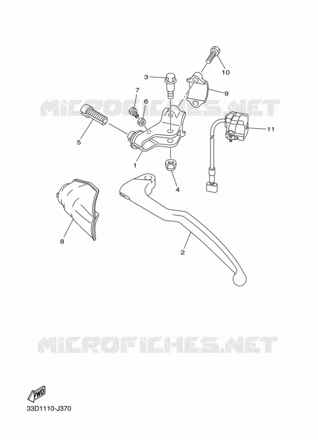 STUURSCHAKELAAR / HEVEL Yamaha MOTO 250 2016 YZF  YZ250F