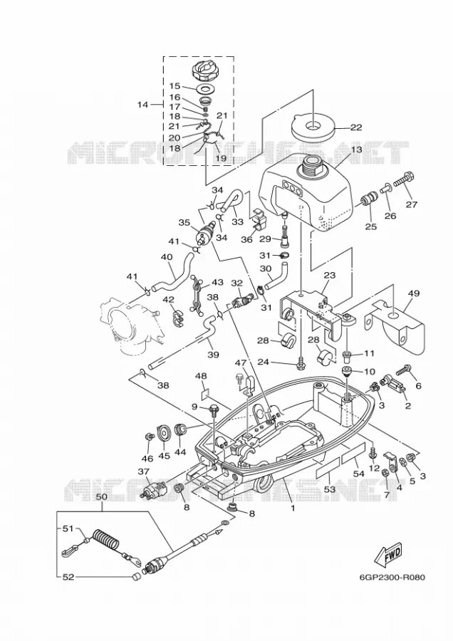 LAGERE ZIJKUIP Yamaha OUTBOARD ENGINES 4hp (2.9kW) 2017 4  4CMHS