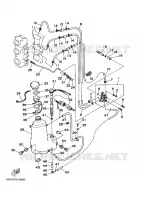 OLIEPOMP voor Yamaha 90A Electric Starter, Power Trim & Tilt, Oil injection, Shaft 20