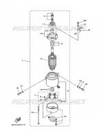STARTMOTOR voor Yamaha 90A Electric Starter, Remote Control, Power Trim & Tilt, Oil injection, Shaft 25