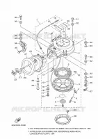 KICKSTART PEDALEN voor Yamaha 40X Manual Starter, Tiller Handle, Manual Tilt, Pre-Mixing, Shaft 20