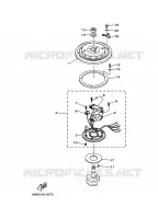 DYNAMO 2 voor Yamaha E55C Enduro, Manual Starter, Tiller Handle, Manual Tilt, Pre-Mixing, Shaft 20