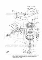 KICKSTART PEDALEN voor Yamaha E60H Enduro, Enduro, Manual Starter, Tiller Handle, Hydro Trim & Tilt, Pre-Mixing, Shaft 25
