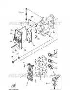 INLAAT voor Yamaha E60H Enduro, Manual Starter, Tiller Handle, Hydro Trim & Tilt, Pre-Mixing, Shaft 20