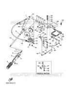 STUUR voor Yamaha E60H Enduro, Manual Starter, Tiller Handle, Hydro Trim & Tilt, Pre-Mixing, Shaft 20