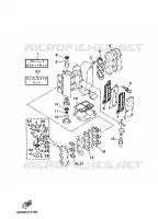 REPARATIESET 1 voor Yamaha E60H Enduro, Manual & Electric Steering, Remote Control, Hydro Trim & Tilt, Pre-Mixing, Shaft 20