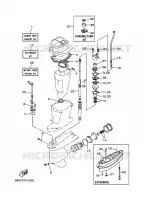 REPARATIESET 2 voor Yamaha E75B Enduro, Manual Starter, Tiller Handle, Hydro Trim & Tilt, Pre-Mixing, Shaft 20
