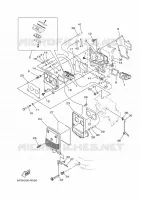 INLAAT voor Yamaha 40G Enduro, Kerosene, Manual Starter, Tiller Handle, Pre-Mixing, Shaft 20