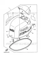 BOVENKAP voor Yamaha F40A 4 Stroke 1999
