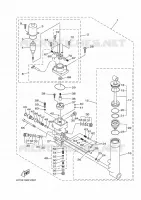 KANTELSYSTEEM MOTOR voor Yamaha F40B 4 Stroke 2008