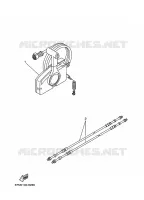 AFSTANDSBEDIENING voor Yamaha F40B Electric Starter, Remote Control, Hydro Trim & Tilt, Shaft 20