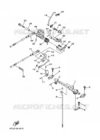 GASBEDIENING voor Yamaha F40B Electric Starter, Remote Control, Hydro Trim & Tilt, Shaft 20