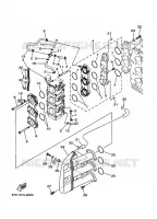 INLAAT voor Yamaha F40B Electric Starter, Remote Control, Hydro Trim & Tilt, Shaft 20