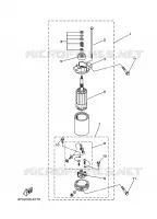 STARTMOTOR voor Yamaha F40B Electric Starter, Remote Control, Hydro Trim & Tilt, Shaft 20