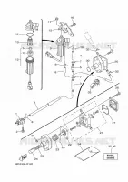BENZINE TANK voor Yamaha F40F Electric Starter, Remote Control, Power Trim & Tilt, Shaft 15