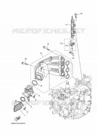 INLAAT 1 voor Yamaha F40F Electric Starter, Remote Control, Power Trim & Tilt, Shaft 15