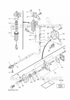 BENZINE TANK voor Yamaha F40F Electric Starter, Remote Control, Hydro Trim & Tilt, Shaft 20